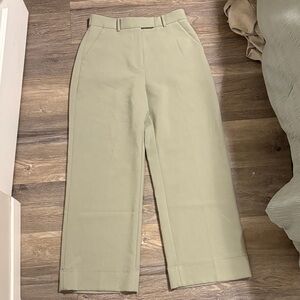 Abercrombie & Fitch Sage green Wide Leg Pants